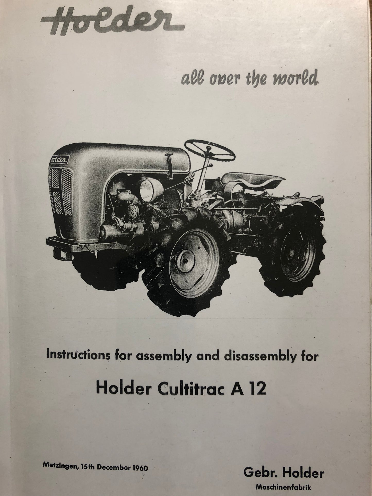 Holder A12 (Manual)