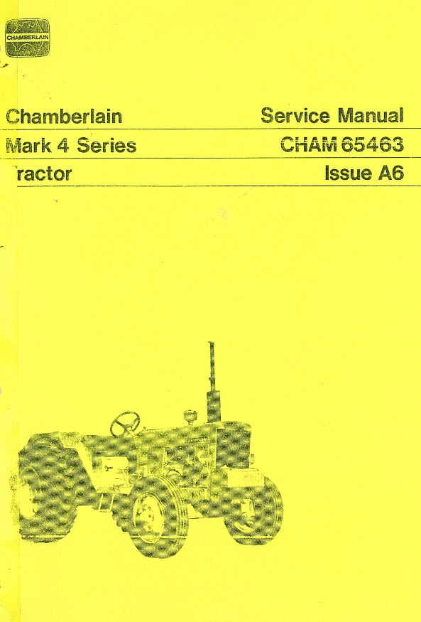 Chamberlain Mark 4 Series Tractor - Service Manual (Manual)