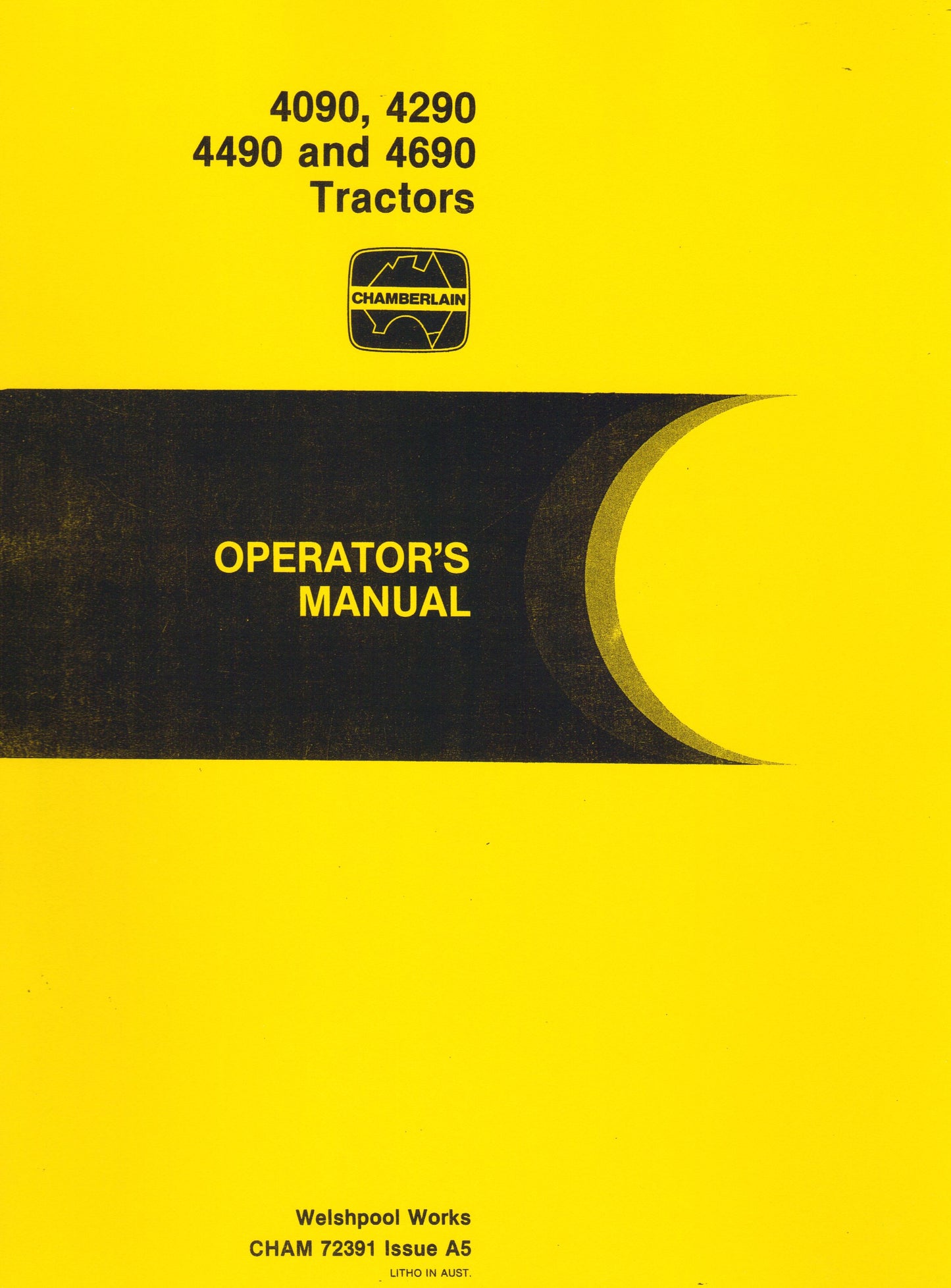 Chamberlain 4090, 4290, 4490 and 4690 Tractors Operators Manual (Manual)