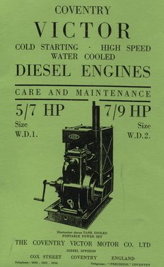 Coventry Victor Diesel Engines (Manual)
