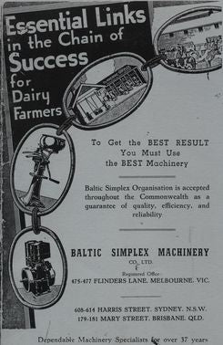 Baltic Simplex Machinery (Leaflet)