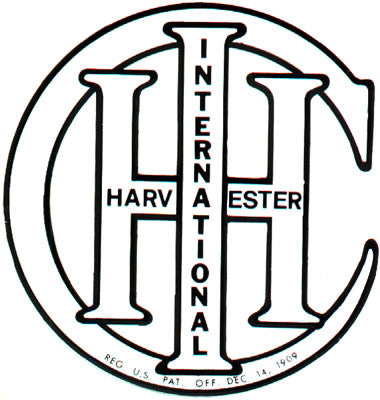 International Harvester 10" (Black & White Outline) (Decal)