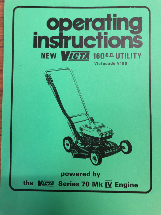 Victa 160cc Utility Series 70 Mk IV Engine