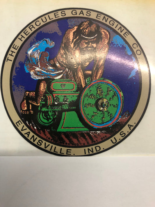 Hercules  The Hercules Gas Engine Co.  4"  (Decal)