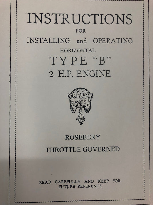 Rosebery B 2hp Hoizontal