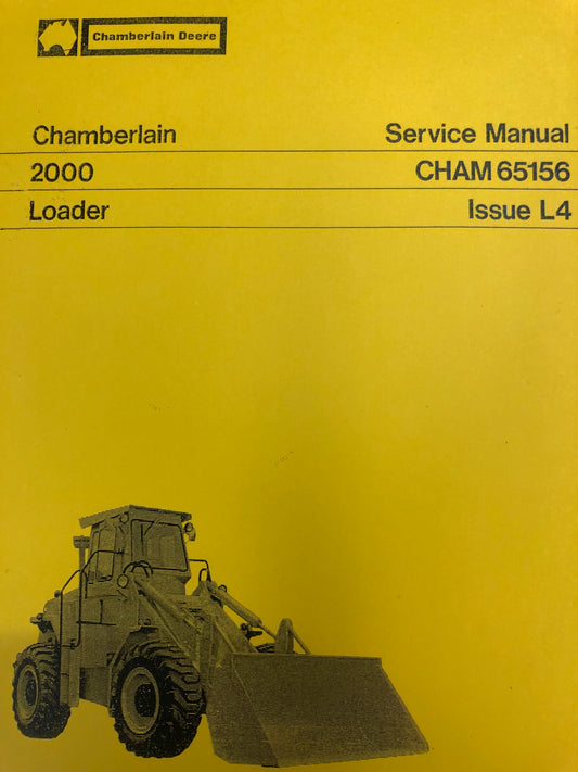 Chamberlain 2000 Loader   Service Manual