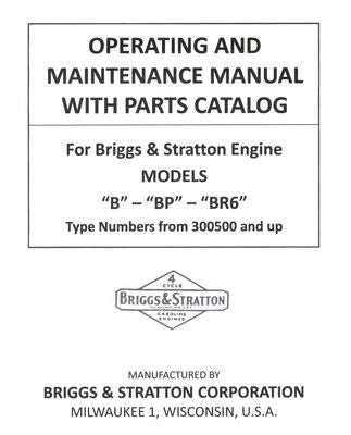Briggs and Stratton Operating and Maintenance Manual (Manual)