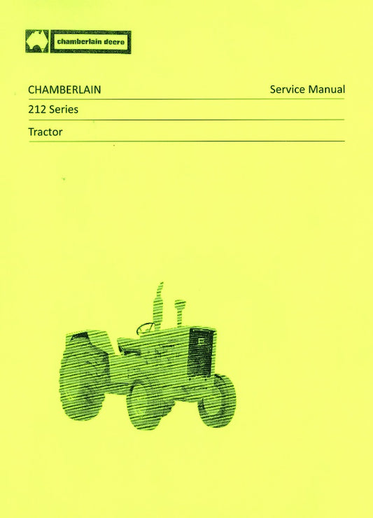 Chamberlain 212 Series Tractor - Service Manual (Manual)