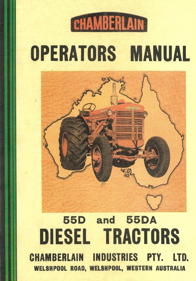 Chamberlain 55D & 55DA Diesel Tractors (Manual)
