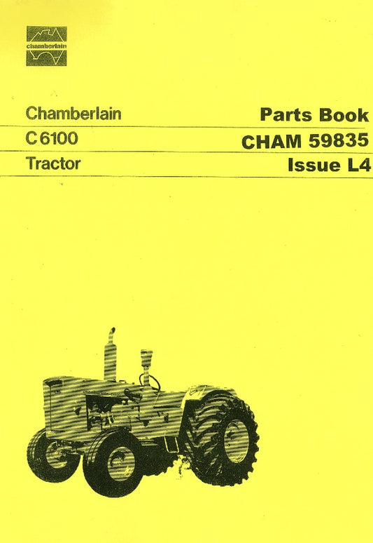 Chamberlain C6100 Tractor - Parts  (Manual)