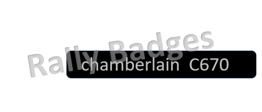 Chamberlain C670 (Decal)