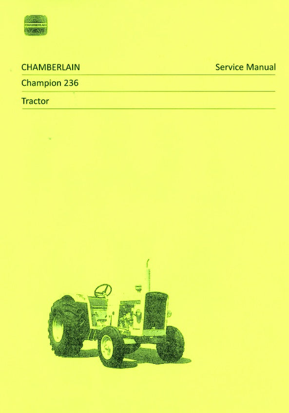 Chamberlain Champion 236 Tractor  (Manual)