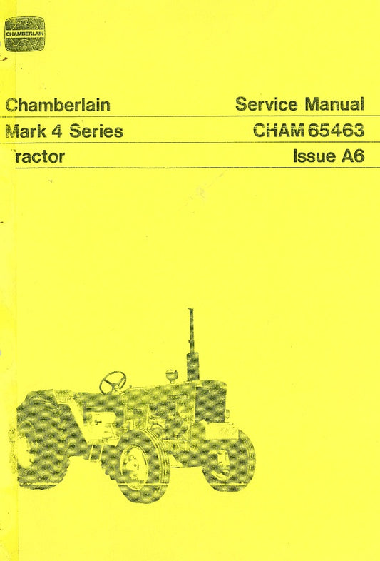 Chamberlain Mark 4 Series Tractor - Service Manual (Manual)