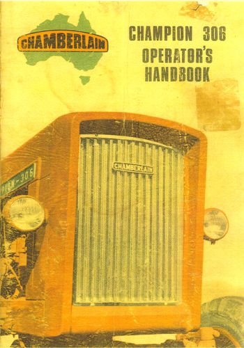 Chamberlain Champion 306 Operators Handbook (Manual)