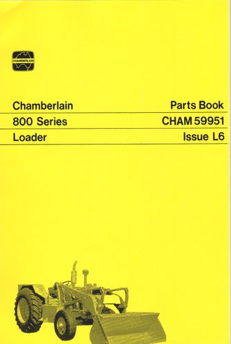Chamberlain 800 Series Loader - Parts (Manual)
