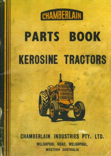 Chamberlain Kerosine Tractors  40K, 45K, 45KA, 55K & 55KA  (Manual)
