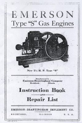 Emerson Type S Gas Engine (Manual)