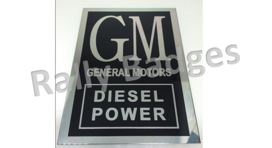 Chamberlain GM Diesel Power EARLY Models (Nameplate)