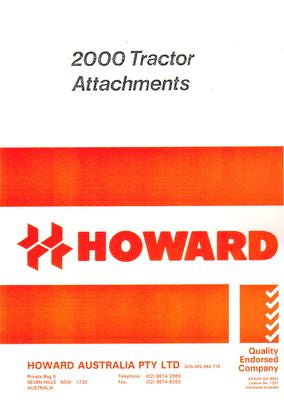 Howard 2000 Tractor Attachments (Manual)