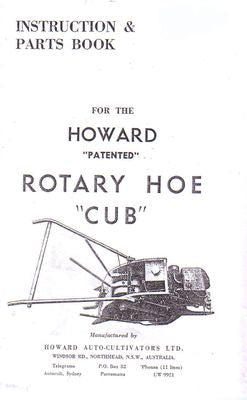 Howard Rotary Hoe Cub (Manual)