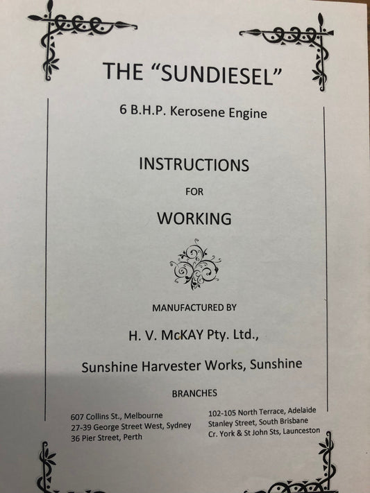 Sundiesel 6bhp Kerosene Engine