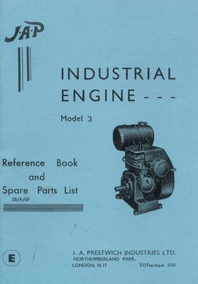 JAP / J.A.P Industrial Engine Model 3 (Manual)