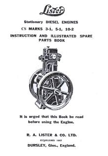 Lister CS Diesel Marks 3-1, 5-1, 10-2 (Manual)