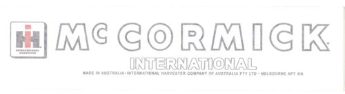 IHC McCormick (Decal)