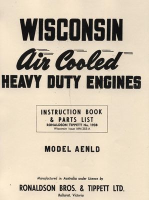 Wisconsin Air Cooled Model AENLD [R & T] (Manual)