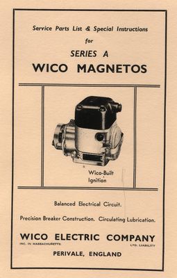 Wico Magneto Series A (Manual)