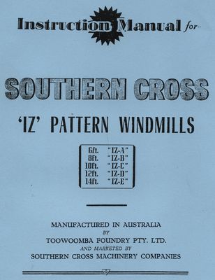 Southern Cross IZ Pattern Windmills (Manual)