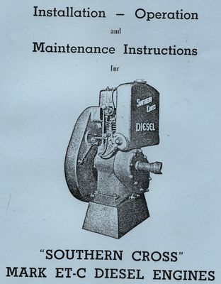 Southern Cross ET-C Diesel Engine (Manual)