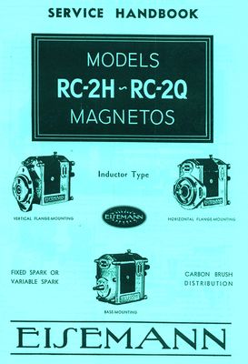 Eisemann RC-2H ~ RC-2Q Magnetos (Manual)
