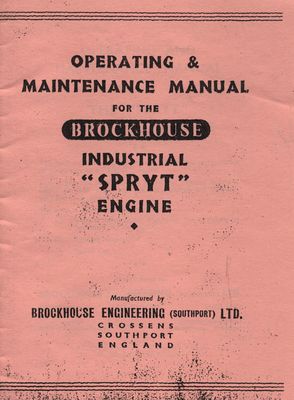 Brockhouse "Spryt" Engine (Manual)