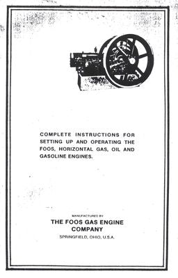 Foos Horizontal Engines Early Type (Manual)