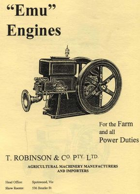 Emu Engines (T.Robinson & Co> - Hercules) (Manual)
