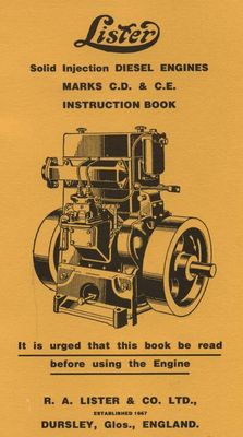Lister CD & CE Diesel Engines (Manual)