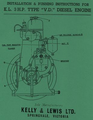 Kelly & Lewis Type VD Diesel Engine