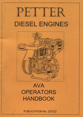 Petter AVA1 and AVA2 Series II Diesel Engines (Manual)