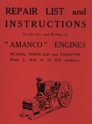 Amanco Engines from 1 3/4HP to 15HP Inclusive (Manual)