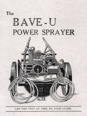 Bave-U Power Sprayer - Leaflet (Manual)