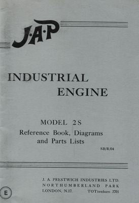 JAP / J.A.P Industrial Engine Model 2S (Manual)