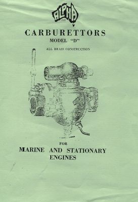 Alpha Model D Carburettors (Manual)
