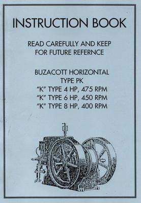 Buzacott Horizontal Type PK Engine (Manual)