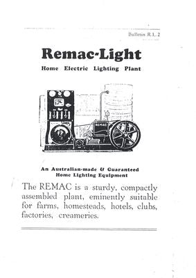 Rosebery Type B 2HP Remac-Light - Leaflet (Manual)