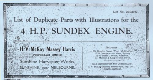 Sundex 4HP Engine (Manual)