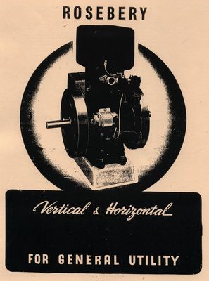 Rosebery Vertical & Horizontal Engines (Manual)
