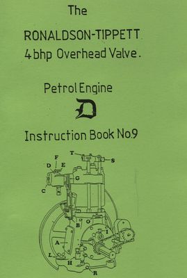 Ronaldson-Tippett Type D 4 BHP OHV Petrol Engine (Manual)