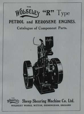 Wolseley Vertical R Type Parts Catalogue (Manual)