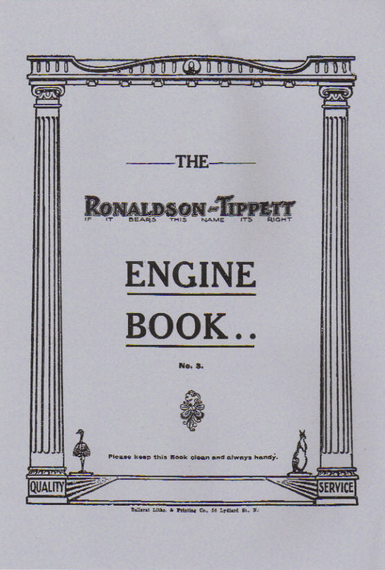 Austral / Ronaldson-Tippett Engine Book #3 (Manual)
